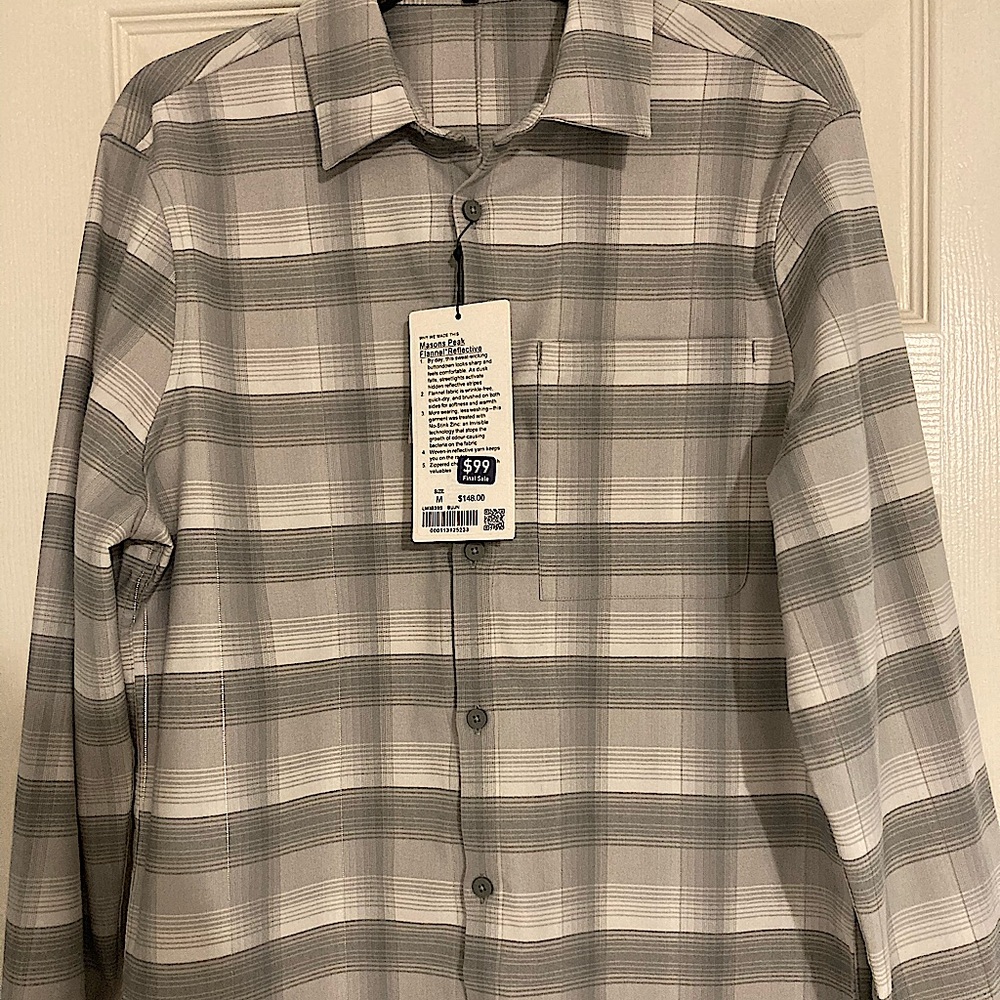 Lululemon Mens Button-up Shirt - New